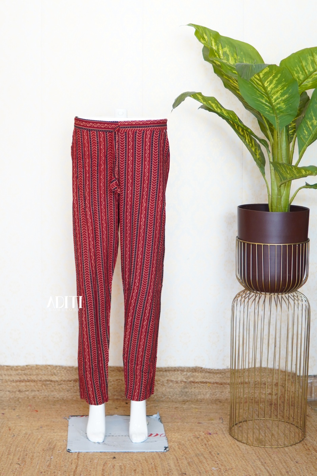 Tailored Ethnic Trouser Pant PANT-001 - View 4